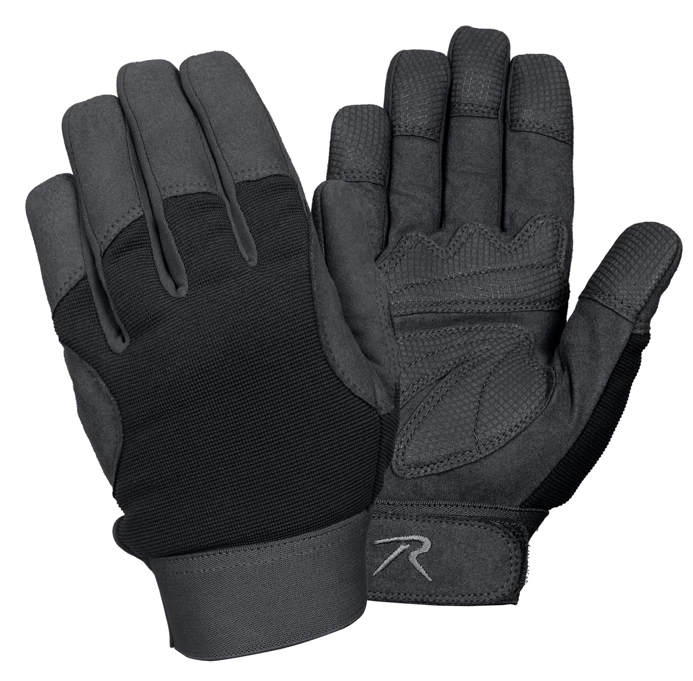 Rothco D3-A Type Black Leather Gloves 6