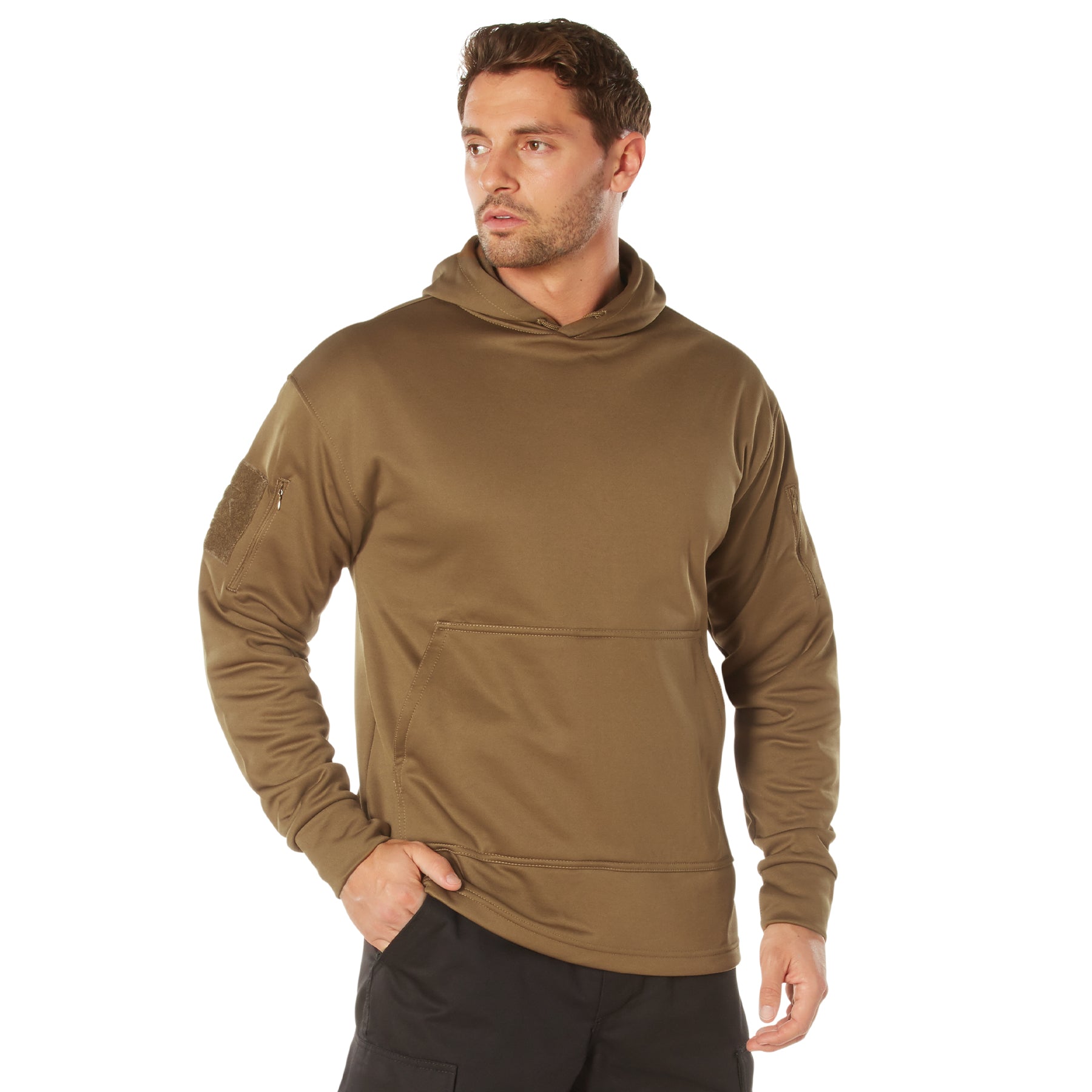 Rothco Concealed Carry Hoodie Coyote Brown PX Supply LLC