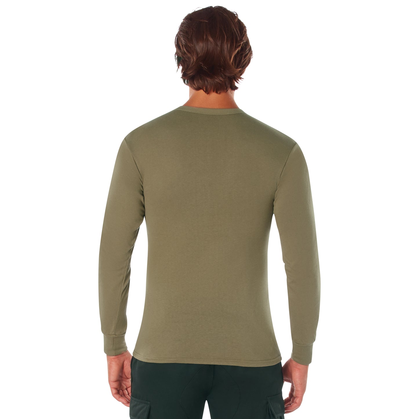 Rothco Long Sleeve Solid Military Color T-Shirt