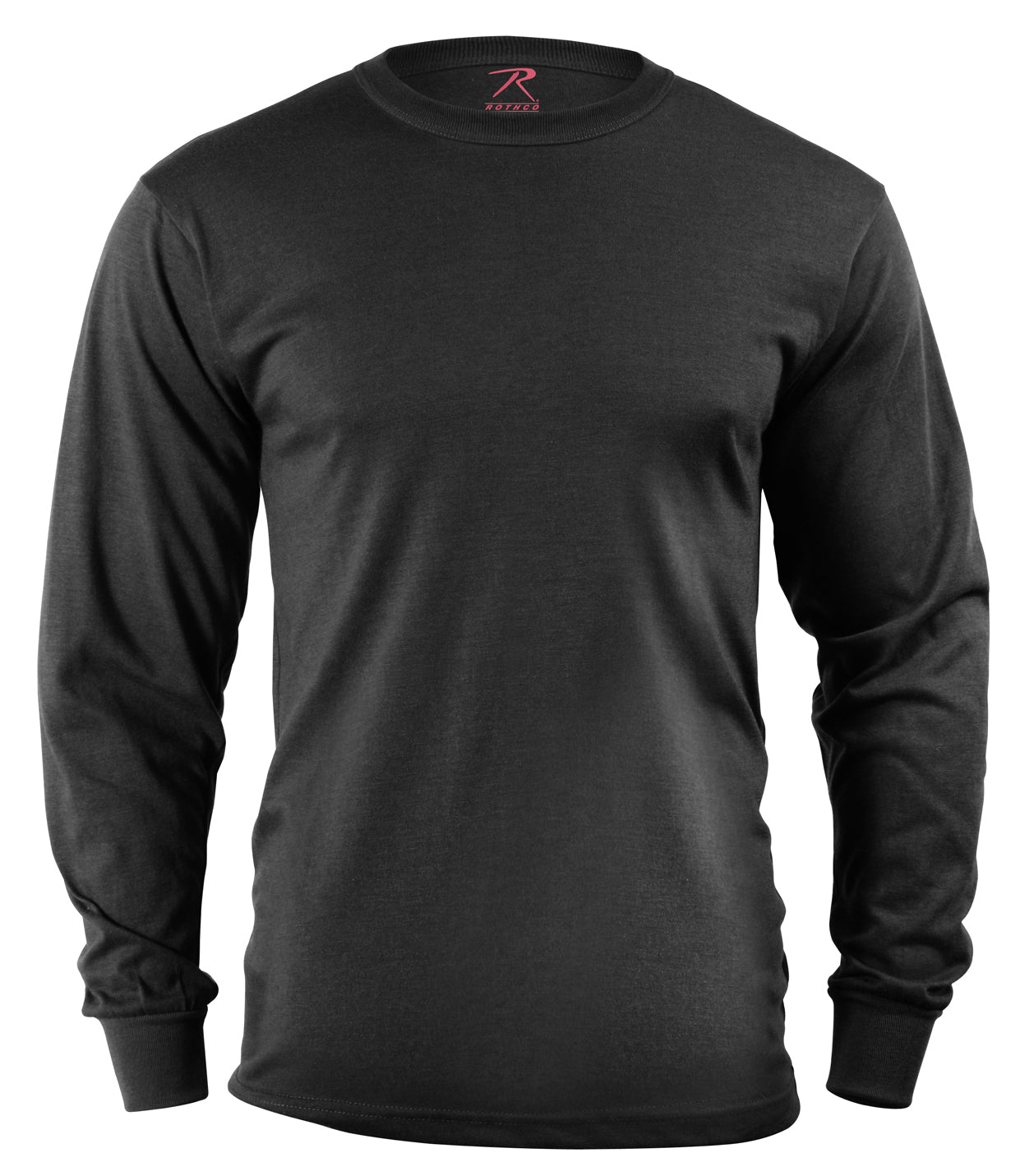 Rothco Long Sleeve Solid Military Color T-Shirt