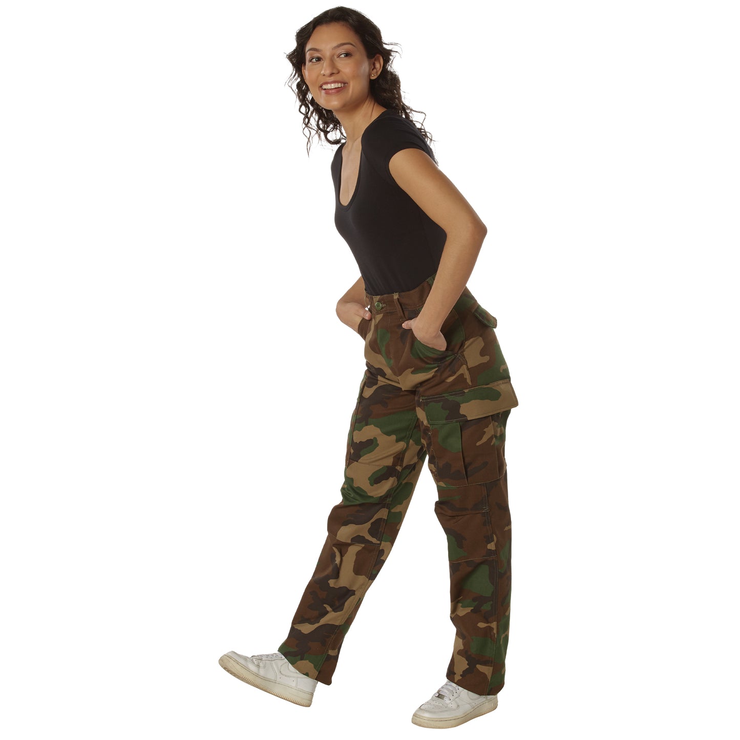 Rothco Camo Tactical BDU Pants - Woodland Camo