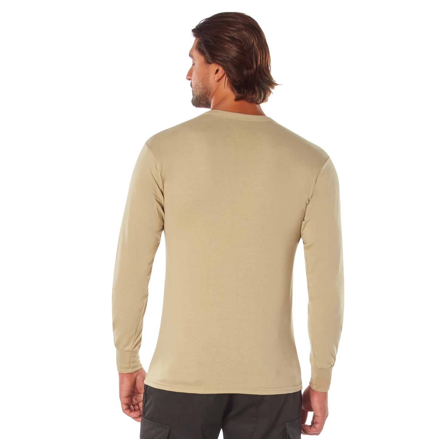 Rothco Long Sleeve Solid Military Color T-Shirt