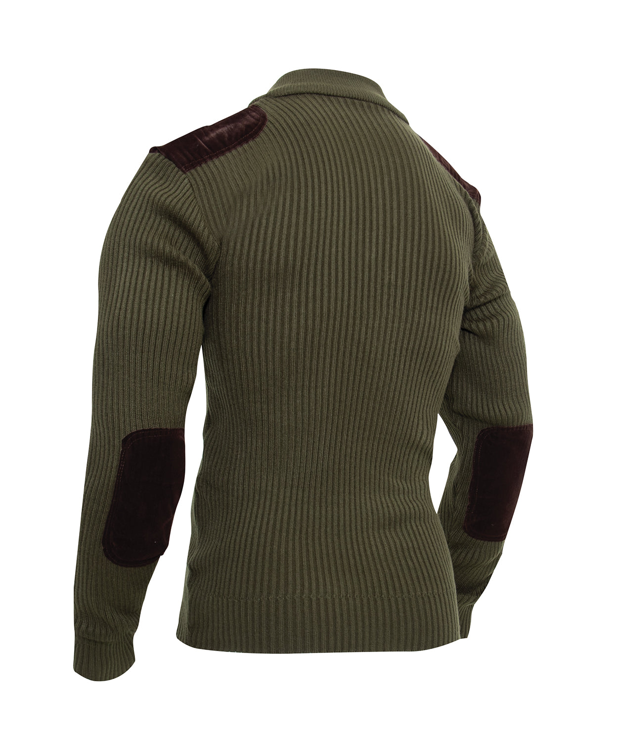 Rothco Quarter Zip Acrylic Commando Sweater - Olive Drab