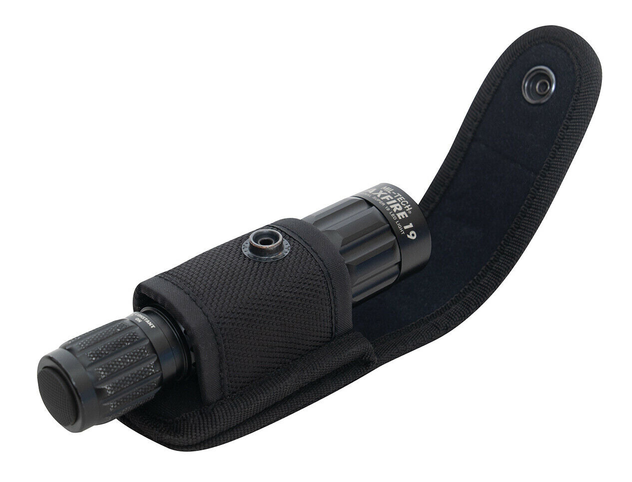 Rothco Enhanced Universal Flashlight Holder - Black