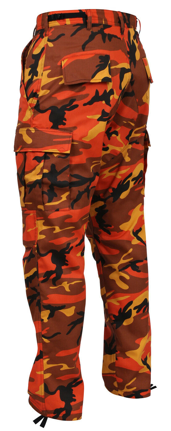 Colorful camo hot sale cargo pants