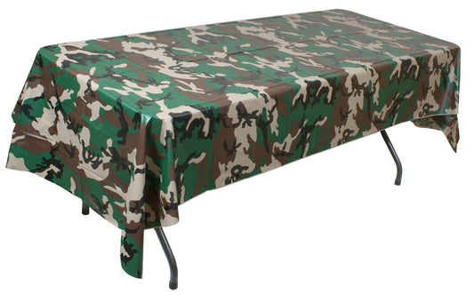 Rothco Woodland Camo Tablecloth