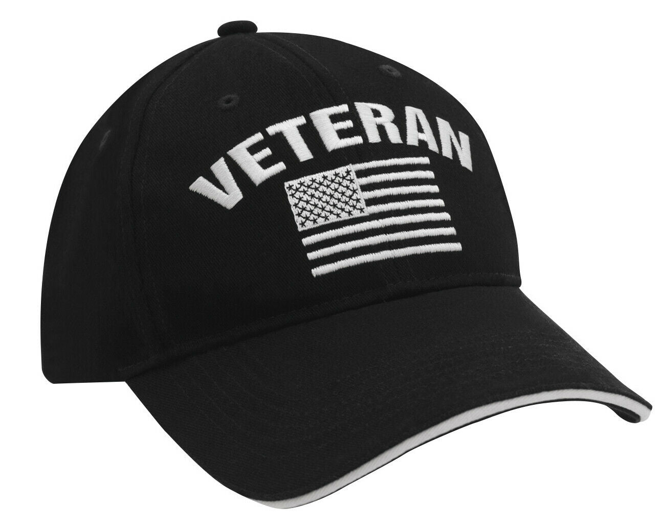 Rothco Veteran Low Profile Cap - Black