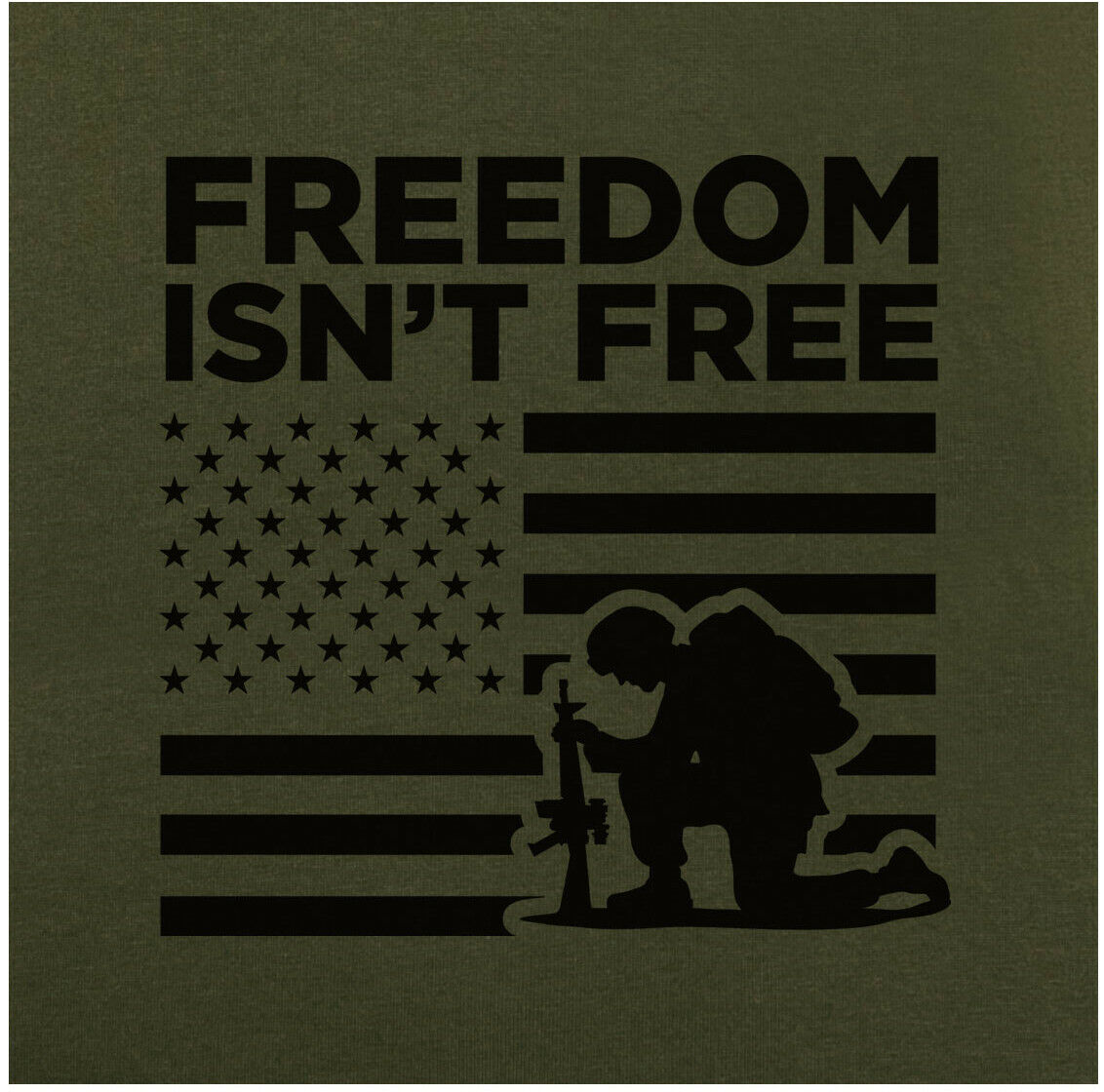 Rothco "Freedom Isn't Free" T-Shirt - Olive Drab