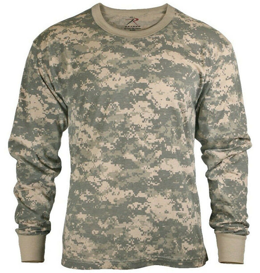 Rothco Long Sleeve Digital Camo T-Shirt - ACU Digital Camo