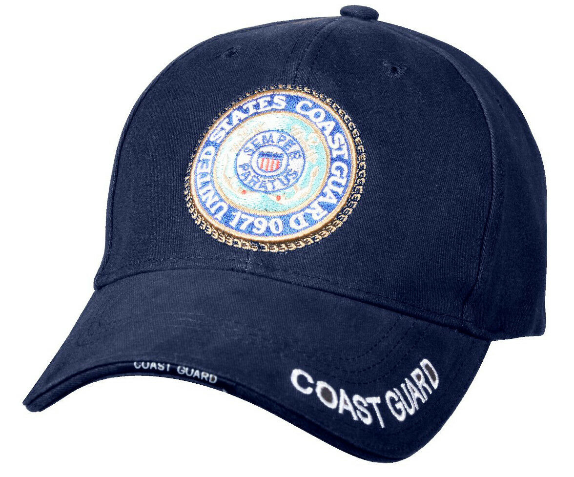 USCG US Coast Guard Ballcap Baseball Cap Navy Blue Low Profile Hat Rot ...