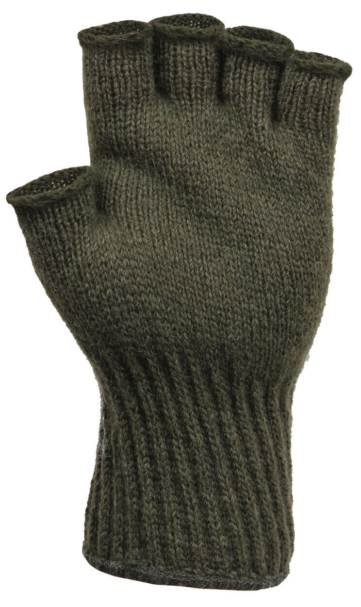 Wool fingerless sales hunting gloves