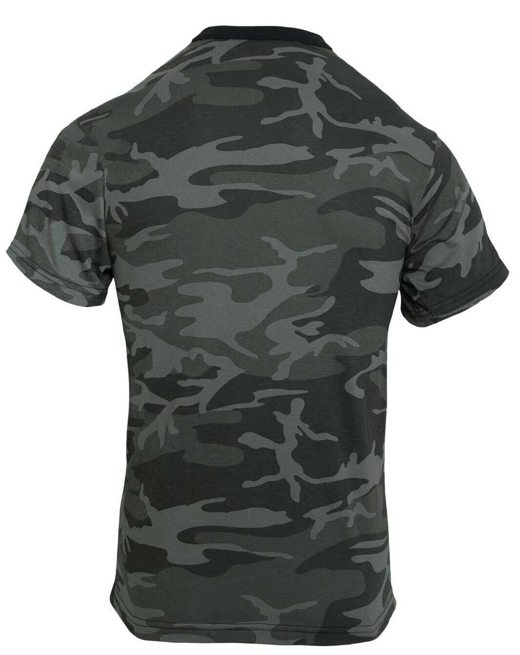 Rothco Color Camo T-Shirts - Black Camo