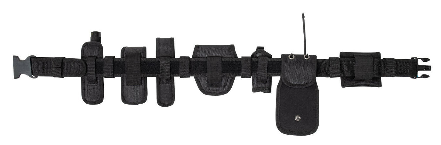 Tactical Police Law Enforcement Duty Belt Rig With Pouches