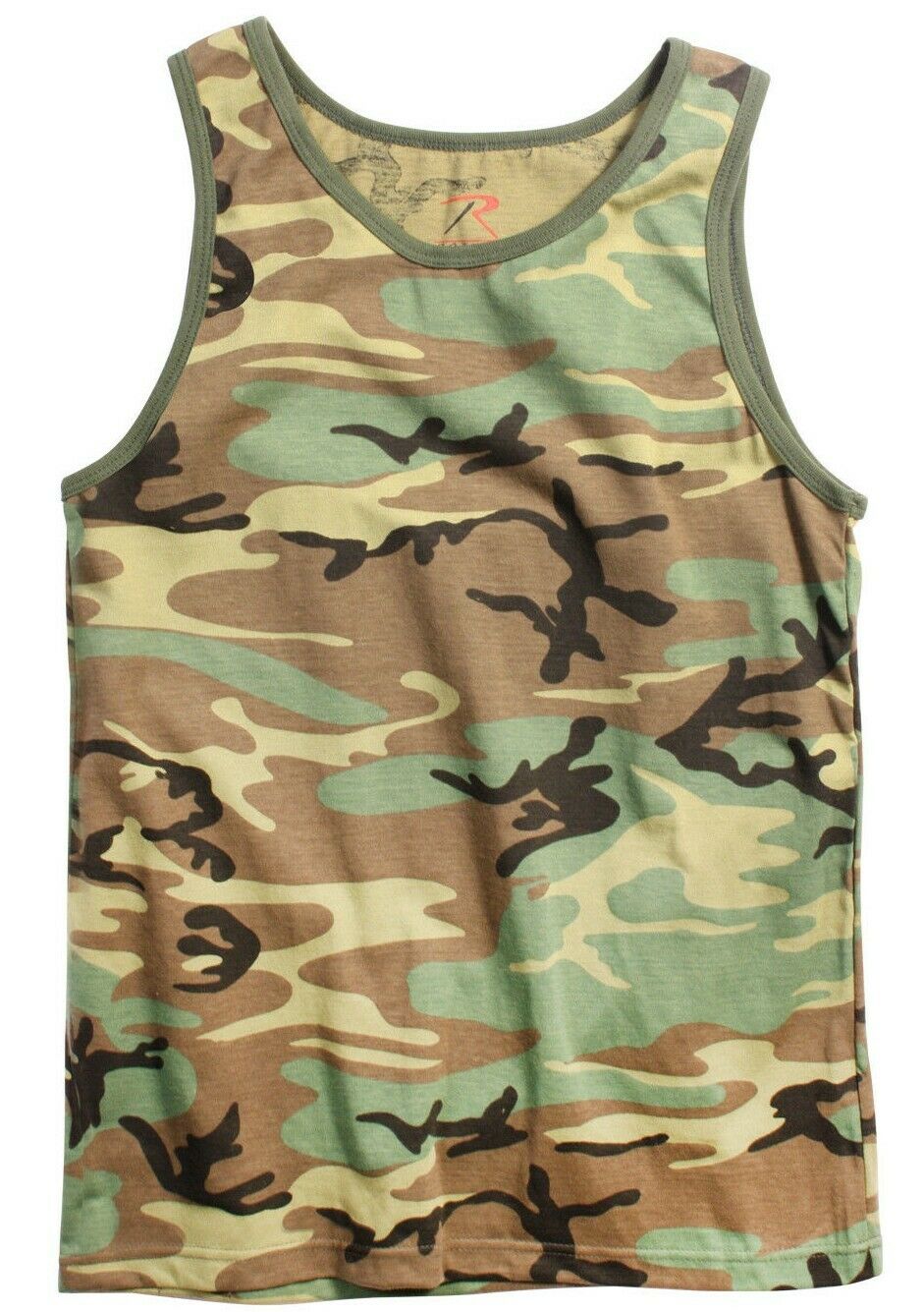 Rothco Camo Tank Top - Woodland Camo