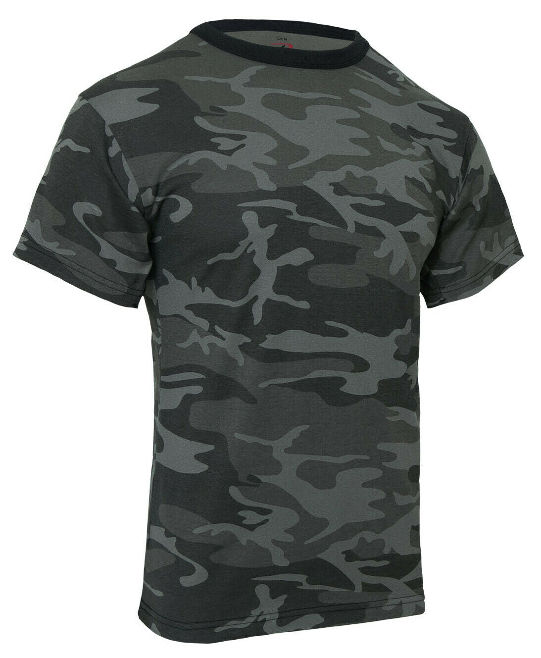 Rothco Color Camo T-Shirts - Black Camo