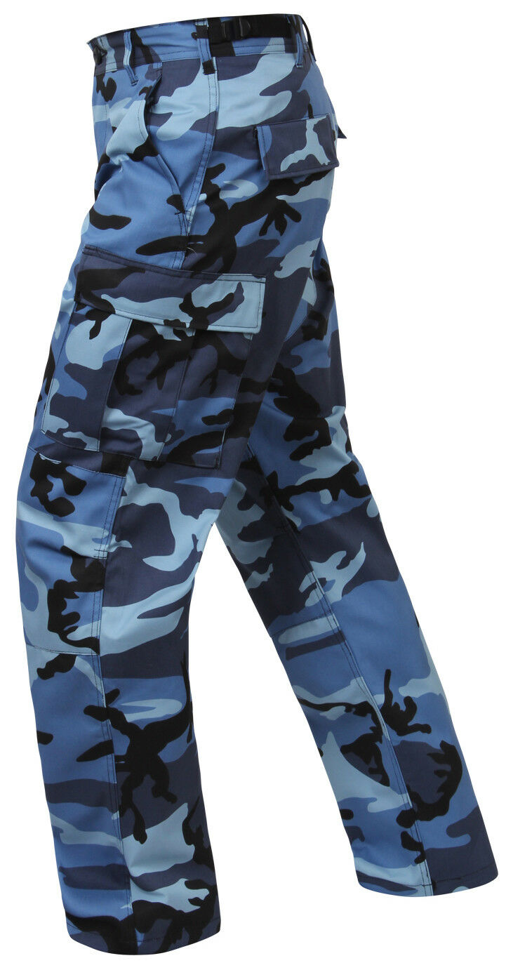 半額クーポン配布中 スサシ HIBANA CAMO BDU Pants BLUE Lサイズ