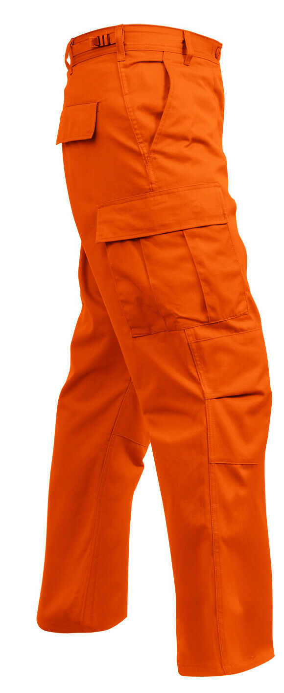 The Drop Women's Fire Orange Sporty Cargo Pant