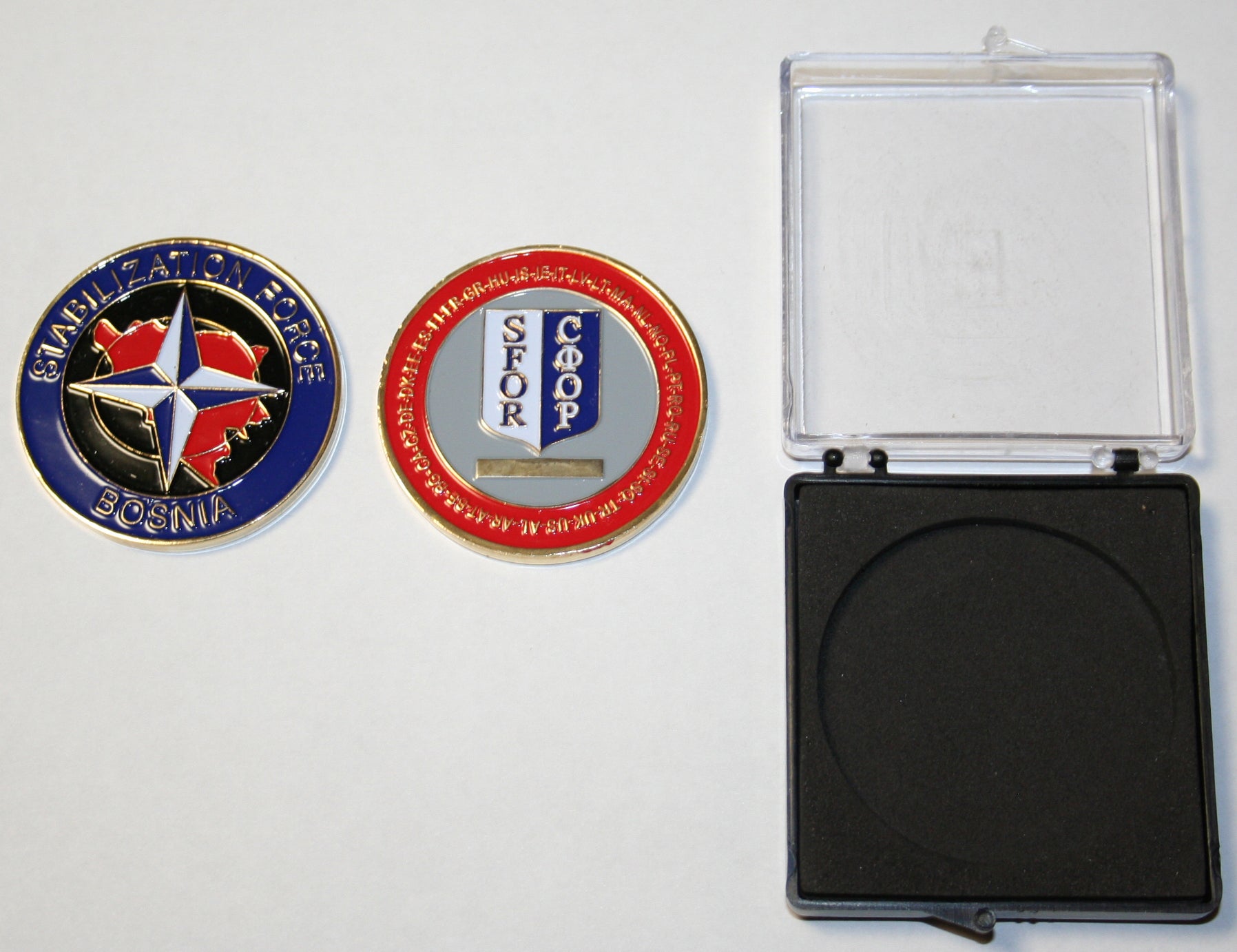 Challenge Coin - SFOR NATO Bosnia Stabilization Force – PX Supply, LLC