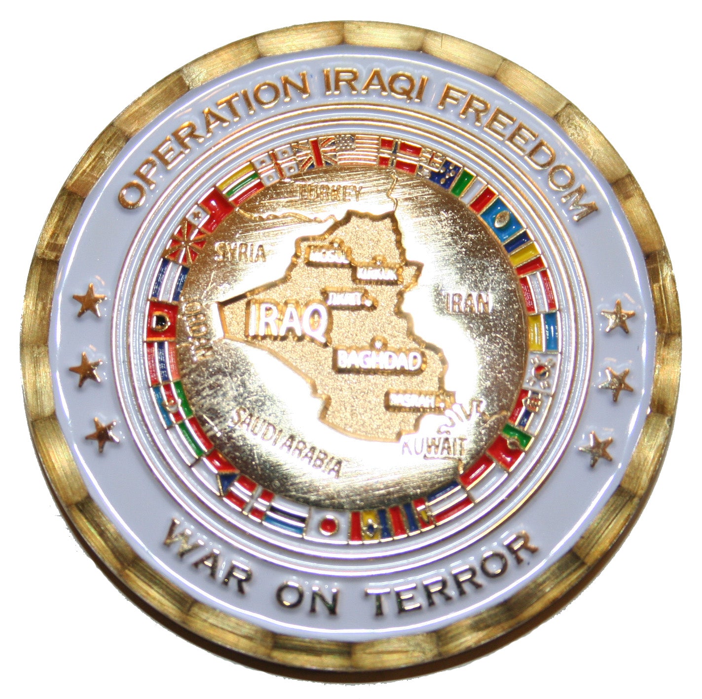 Military Challenge Coin - Operation Iraqi Freedom Coalition Forces